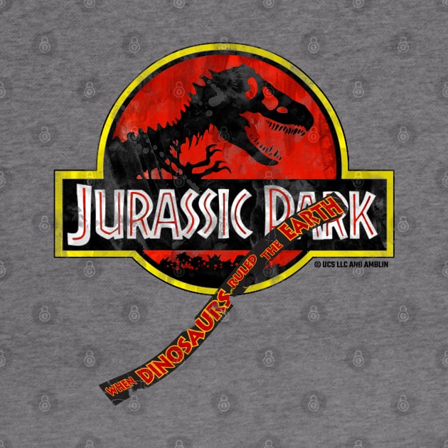 Park Logo when Dinosaurs Ruled the Earth by Jurassic Merch